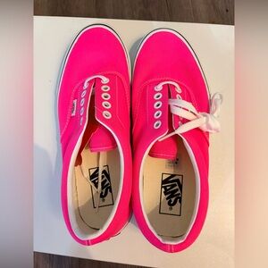 Vans Women's Neon Pink Sneakers